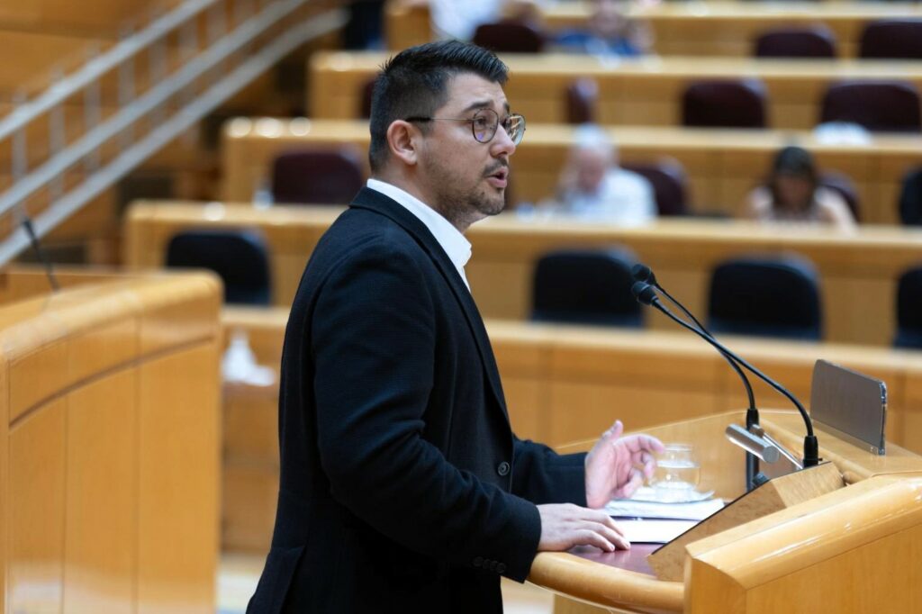 Fabián Chinea, senador de ASG, interviene en la Cámara Alta
