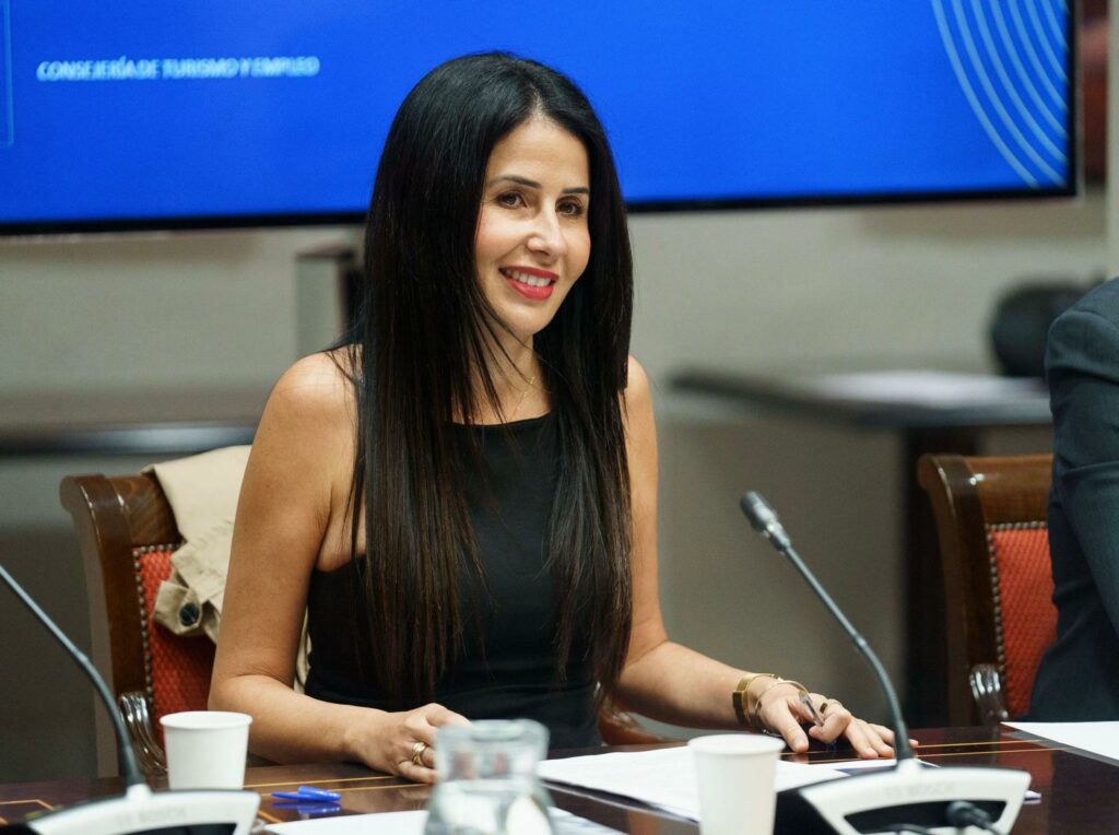 Melodie Mendoza, presidenta del Grupo Parlamentario Agrupación Socialista Gomera.