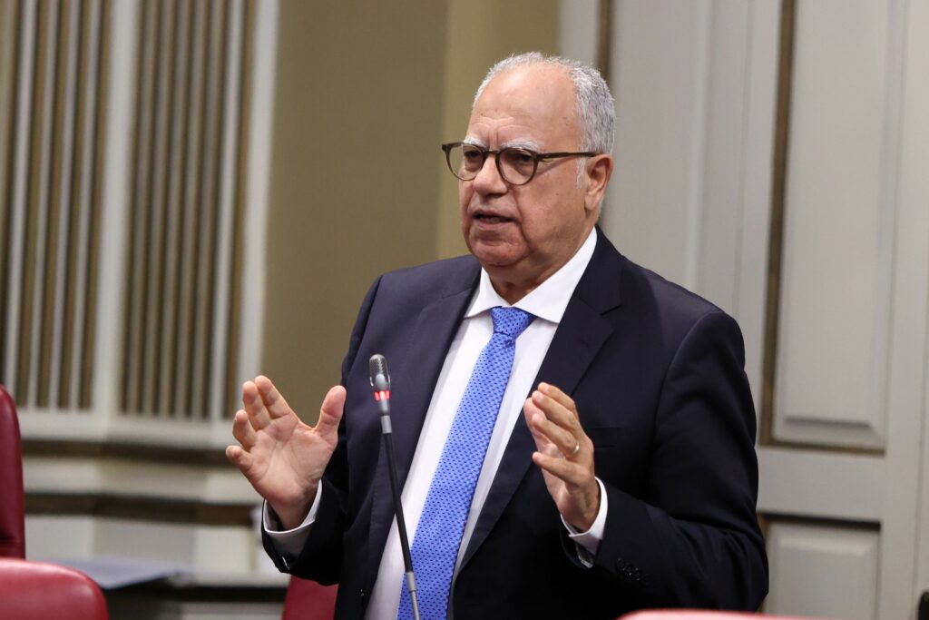 Casimiro Curbelo, portavoz del Grupo Parlamentario Agrupación Socialista Gomera