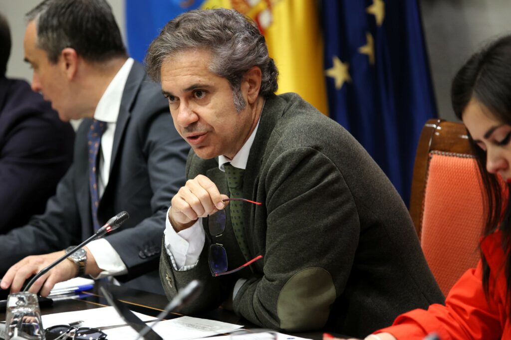 Jesús Ramos, portavoz adjunto del Grupo Parlamentario Agrupación Socialista Gomera (ASG)