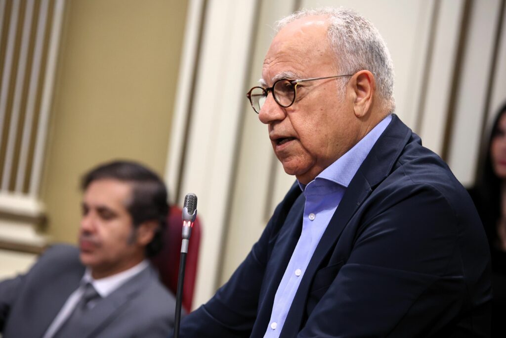 Casimiro Curbelo, portavoz del Grupo Parlamentario Agrupación Socialista Gomera