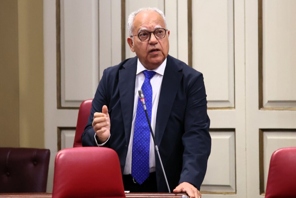 Casimiro Curbelo, portavoz del Grupo Parlamentario Agrupación Socialista Gomera
