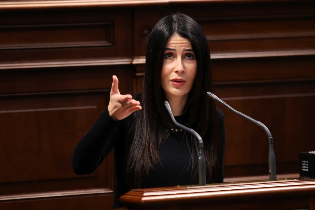 Melodie Mendoza, presidenta del Grupo Parlamentario Agrupación Socialista Gomera