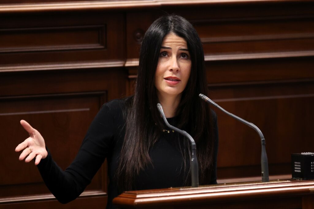 Melodie Mendoza, presidenta del Grupo Parlamentario Agrupación Socialista Gomera
