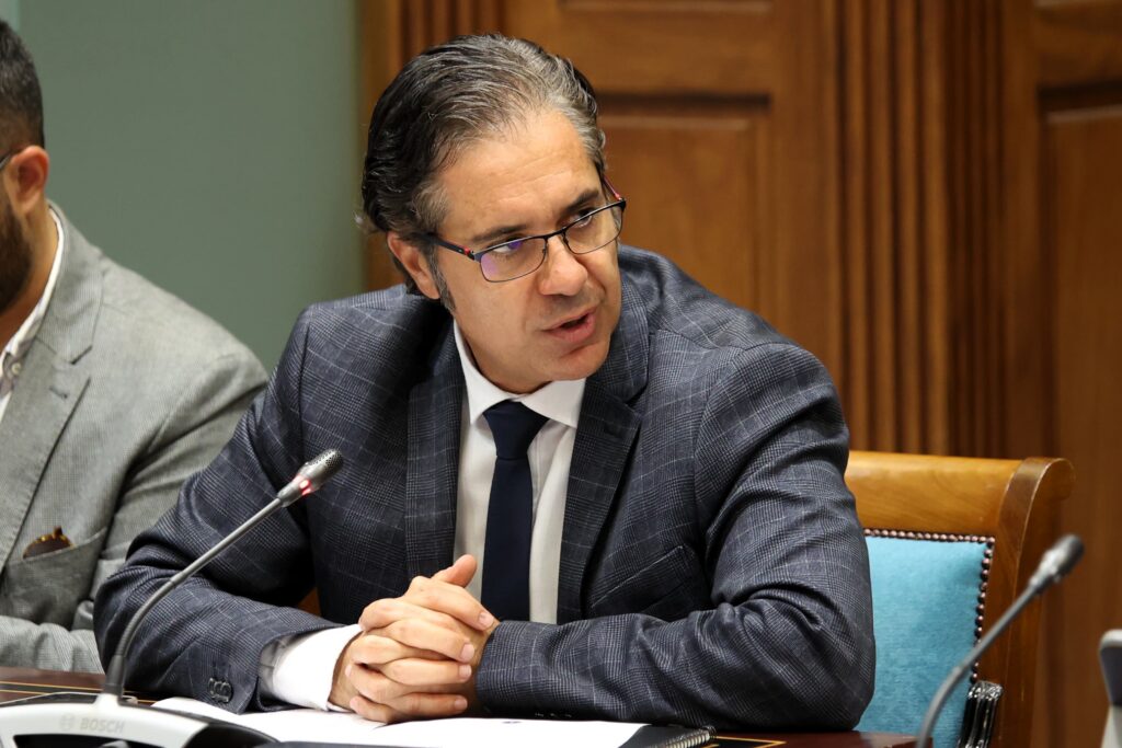 Jesús Ramos, portavoz adjunto del Grupo Parlamentario Agrupación Socialista Gomera (ASG)