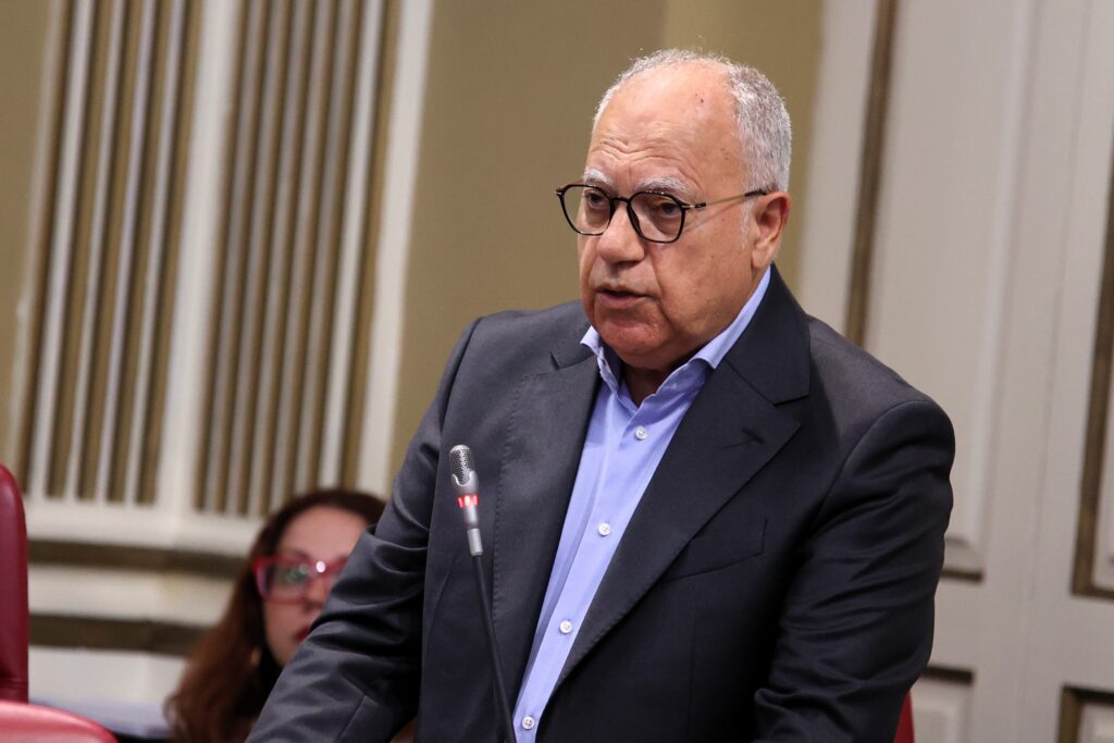 Casimiro Curbelo, portavoz del Grupo Parlamentario Agrupación Socialista Gomera