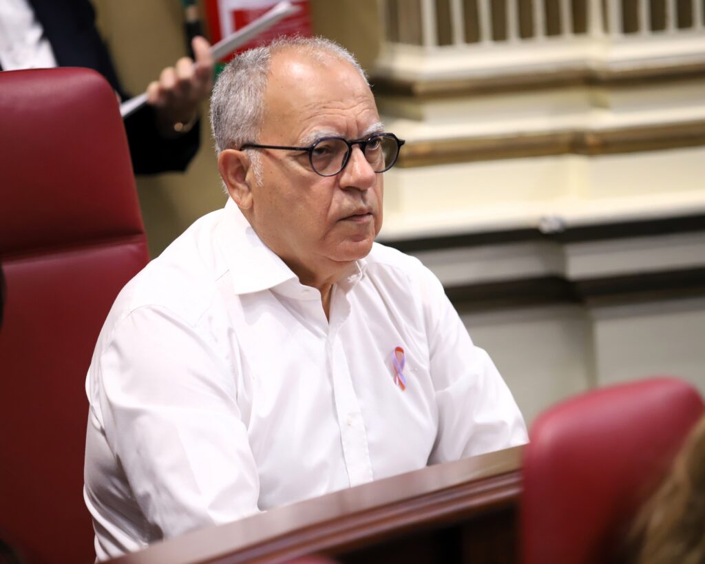 Casimiro Curbelo, portavoz del Grupo Parlamentario Agrupación Socialista Gomera (ASG)