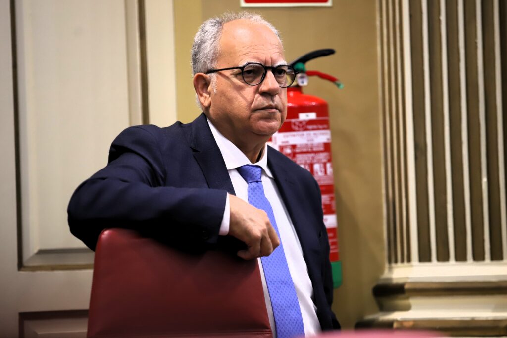 Casimiro Curbelo, portavoz del Grupo Parlamentario Agrupación Socialista Gomera (ASG).