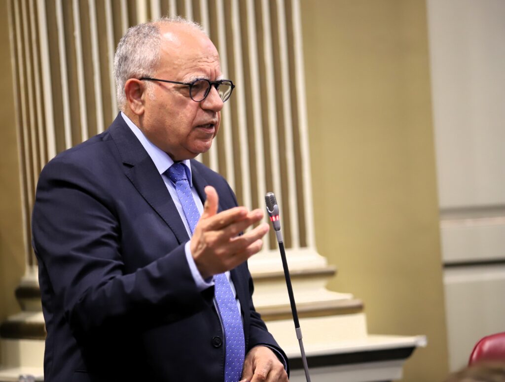 Casimiro Curbelo, portavoz del Grupo Parlamentario Agrupación Socialista Gomera (ASG)