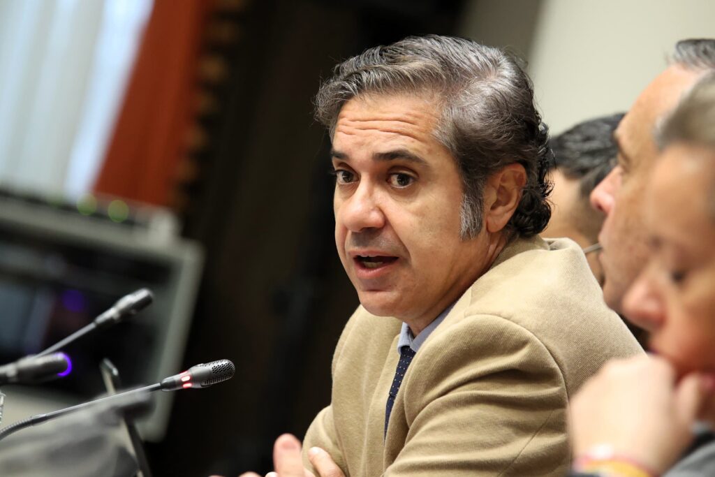 Jesús Ramos, portavoz adjunto del Grupo Parlamentario Agrupación Socialista Gomera (ASG).