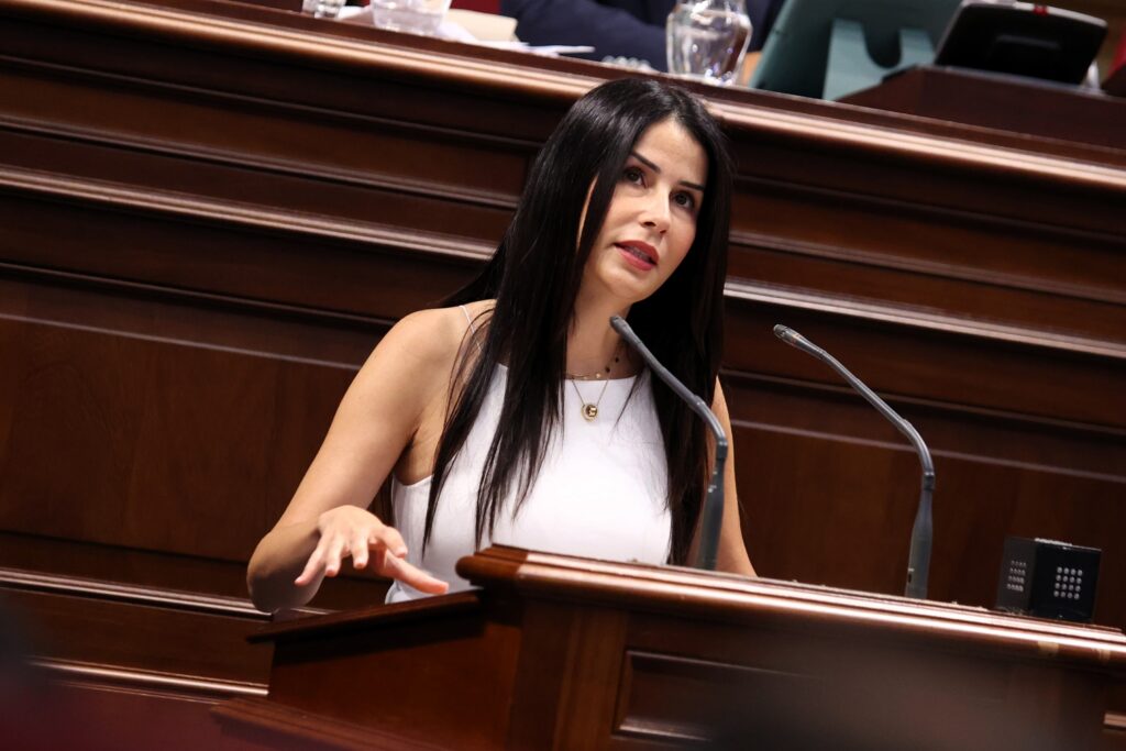Melodie Mendoza, presidenta del Grupo Parlamentario Agrupación Socialista Gomera (ASG)