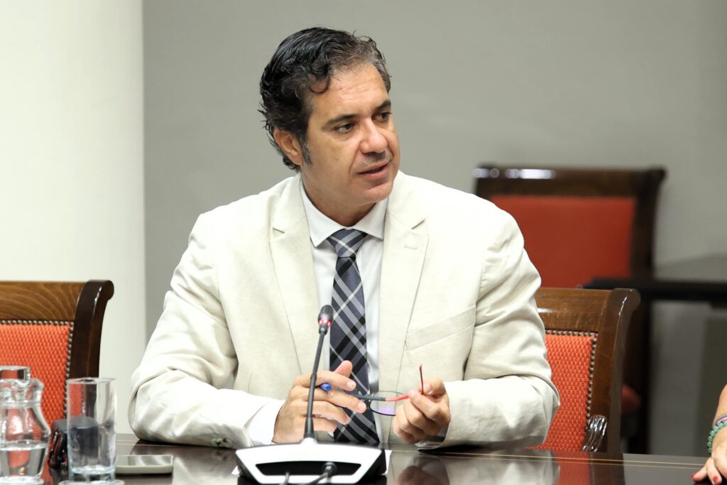 Jesús Ramos, portavoz adjunto del Grupo Parlamentario Agrupación Socialista Gomera (ASG)