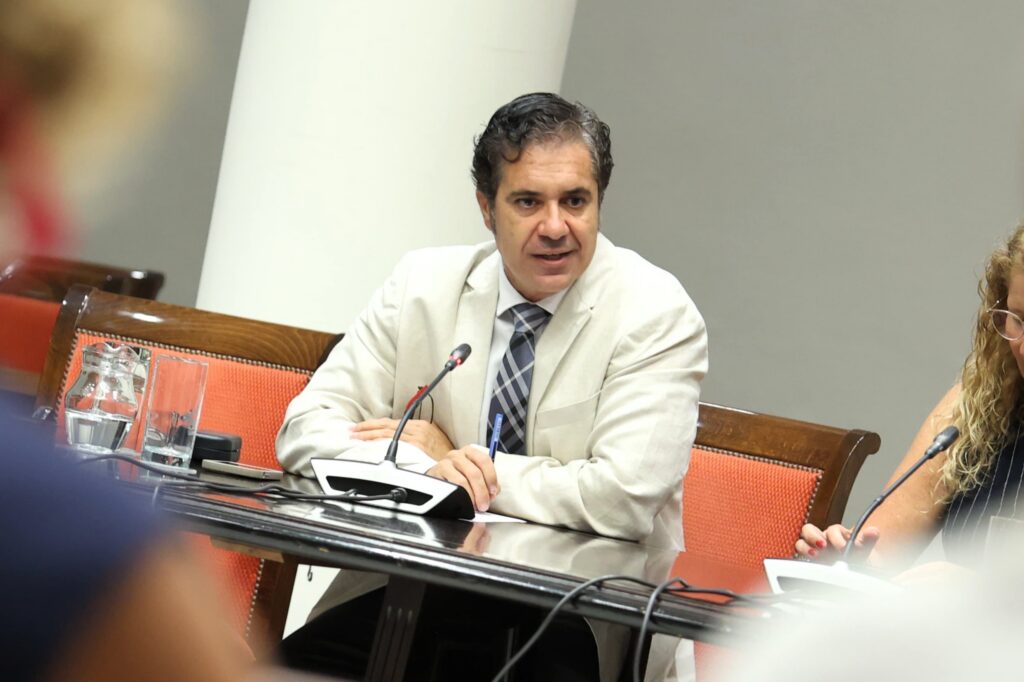 Jesús Ramos, portavoz adjunto del Grupo Parlamentario Agrupación Socialista Gomera (ASG).