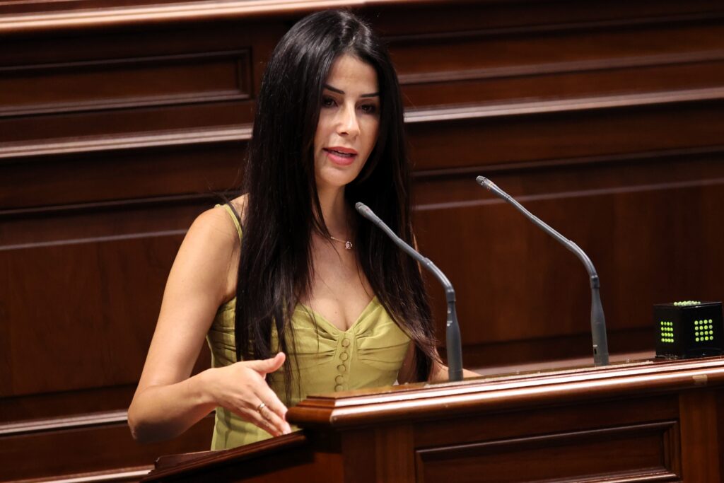 Melodie Mendoza, presidenta del Grupo Parlamentario Agrupación Socialista Gomera (ASG)