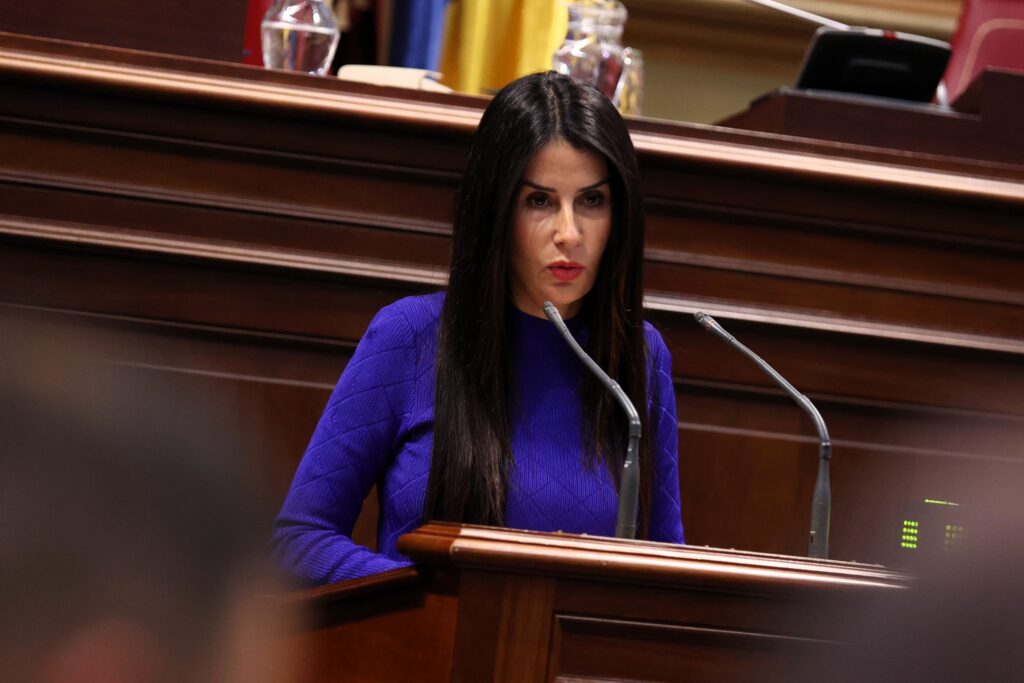 Melodie Mendoza, presidenta del Grupo Parlamentario Agrupación Socialista Gomera (ASG)