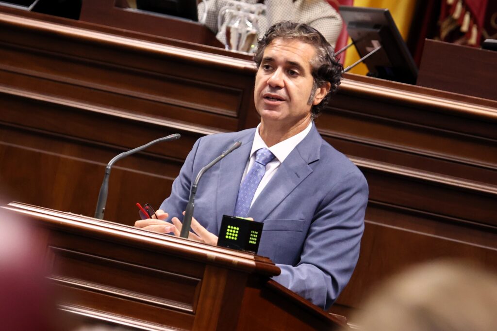 Jesús Ramos, portavoz adjunto del Grupo Parlamentario Agrupación Socialista Gomera (ASG)