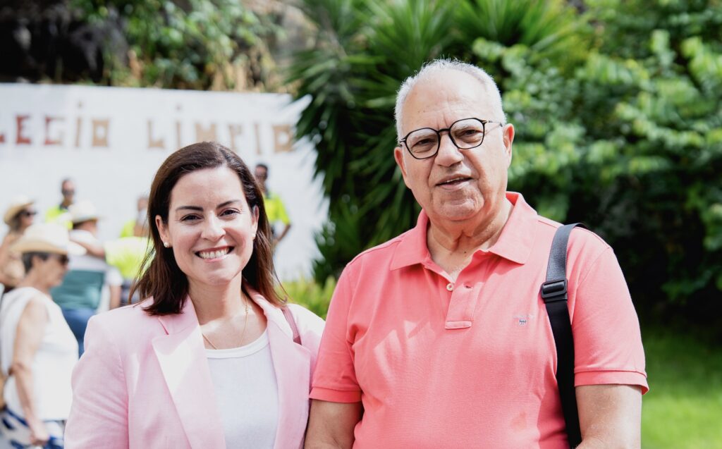 Yaiza Castilla y Casimiro Curbelo, en una foto reciente.