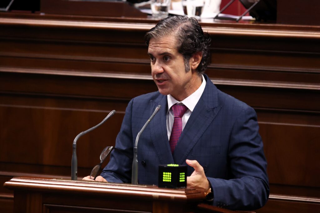 Jesús Ramos, portavoz adjunto del Grupo Parlamentario Agrupación Socialista Gomera (ASG).