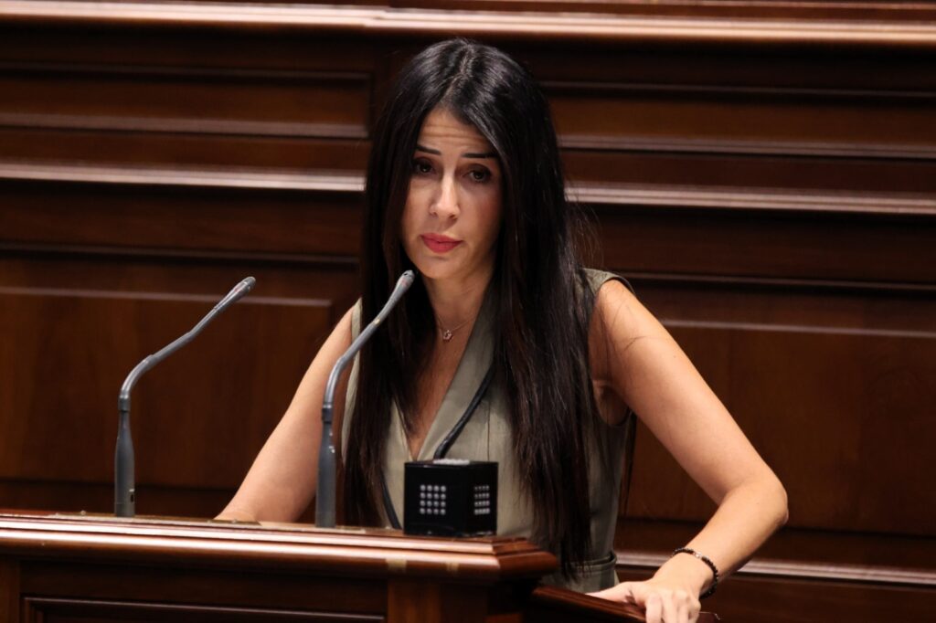 Melodie Mendoza, presidenta del Grupo Parlamentario Agrupación Socialista Gomera (ASG).